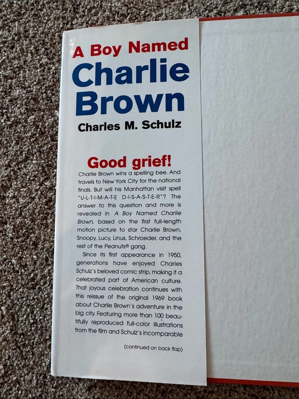 Vintage A Boy Named Charlie Brown by Charles M. Schulz